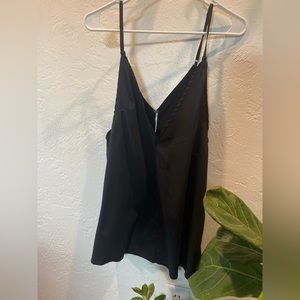 Free people black tank-top (small)